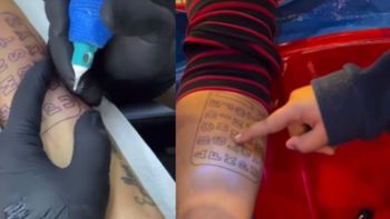 El video de un papá que se tatuó el abecedario en el brazo para que su hijo autista pudiera comunicarse con él