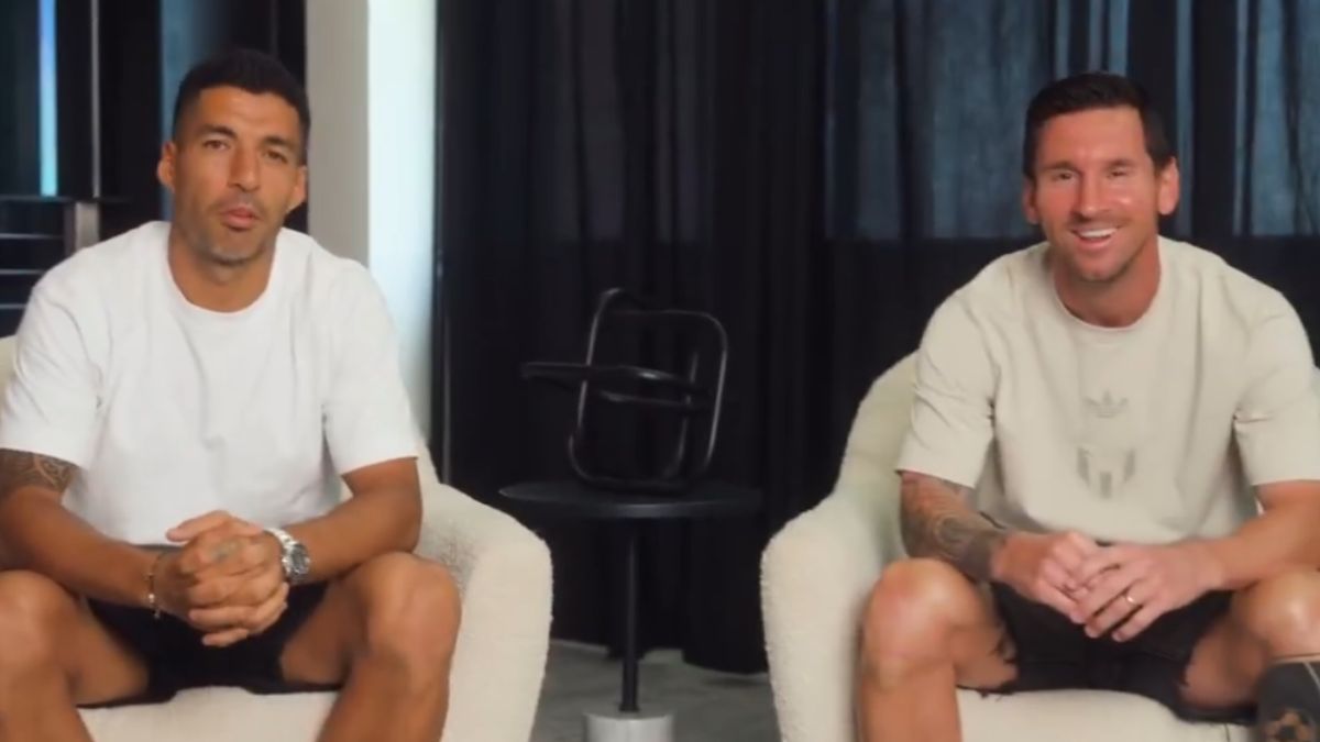 Lionel Messi y Luis Suárez presentaron Deportivo LSM.