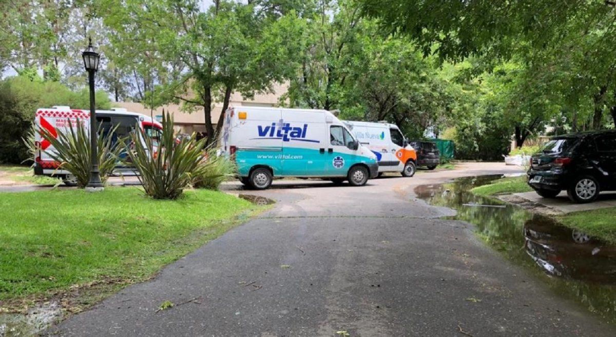 La primera ambulancia para atender a Maradona llegó a las 12.28 del miércoles.