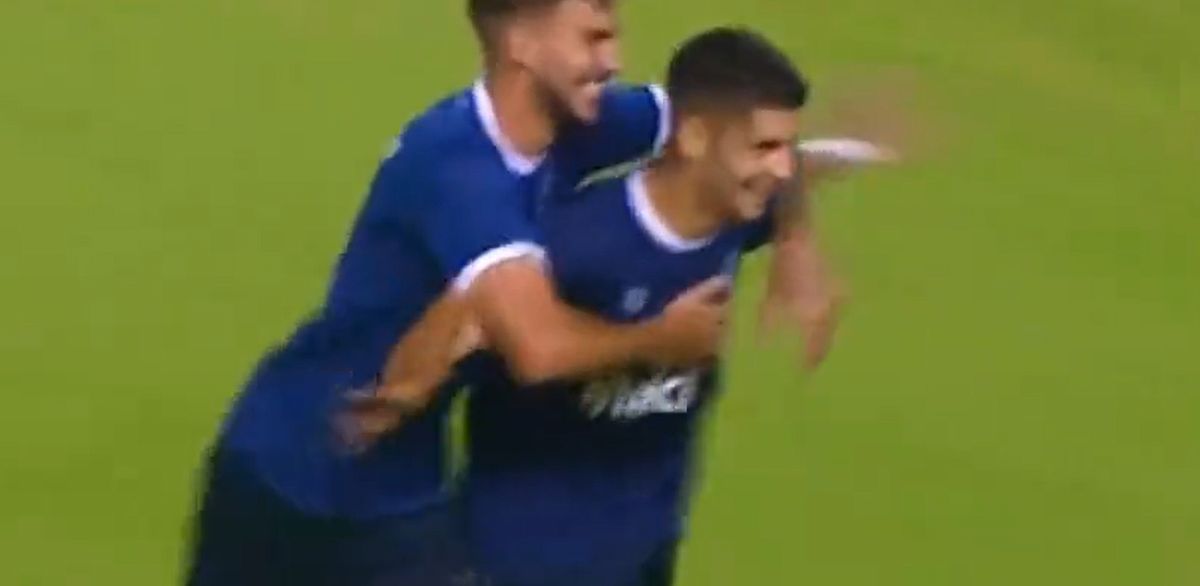 Luciano Abecasis marcó el segundo gol de Independiente Rivadavia