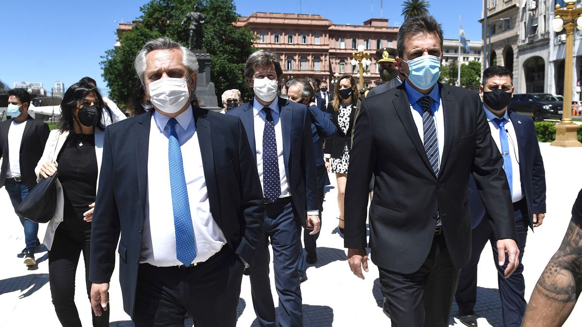 El Presidente y el titular de Diputados dialogaron sobre "leyes prioritarias" para el plan econ&oacute;mico del Gobierno.