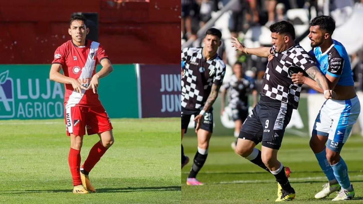 Misael Sosa y Luis Silva los goleadores del Deportivo Maipú y Gimnasia y Esgrima.