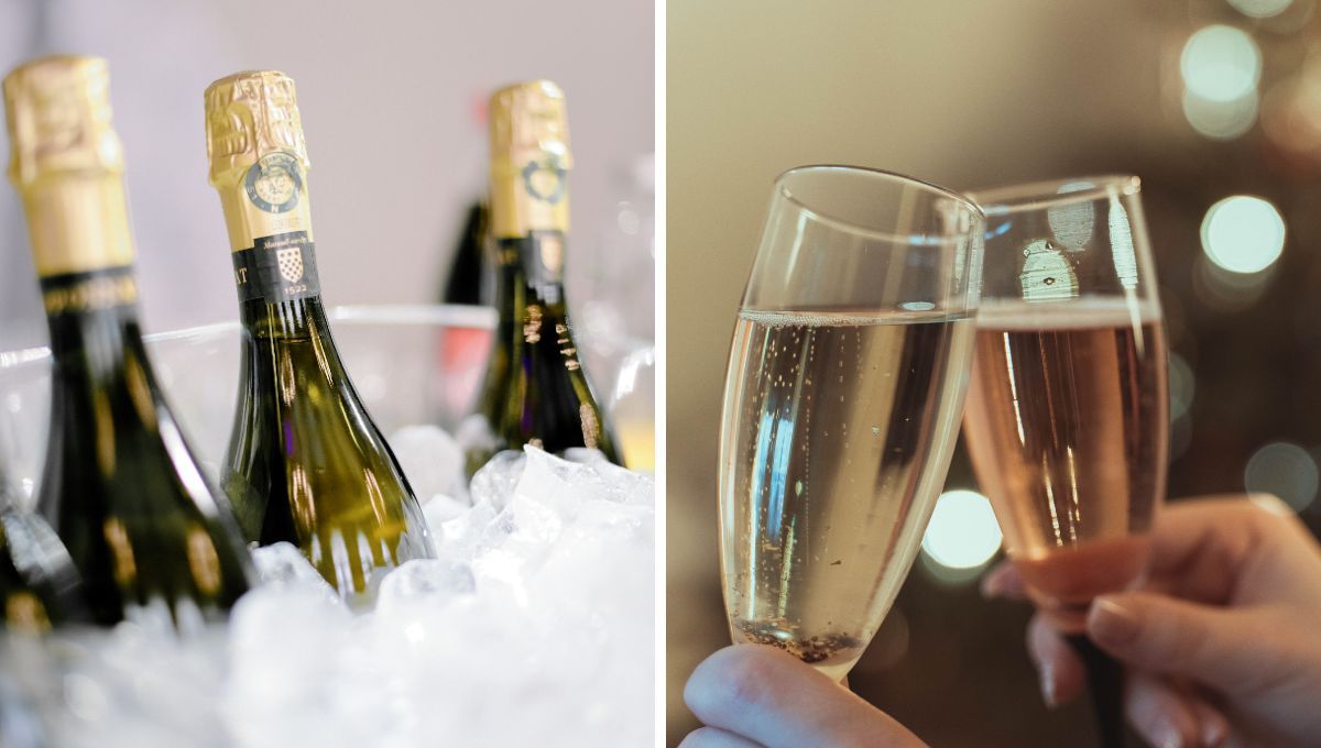 Champagne. Champagne.