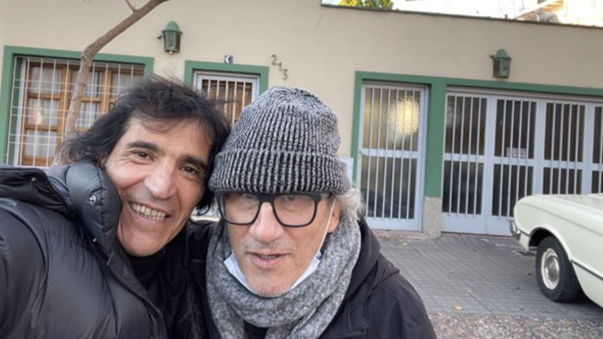 Felipe Staiti junto a Marciano Cantero, su amigo del alma. Felipe Staiti junto a Marciano Cantero, su amigo del alma.