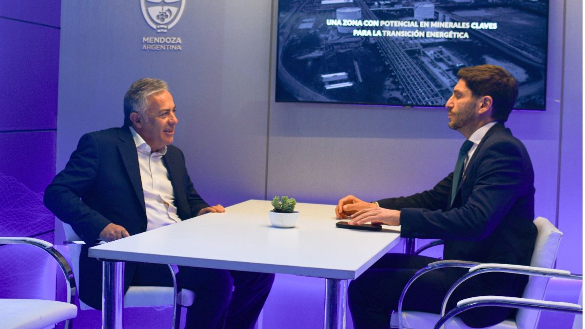 Alfredo Cornejo junto al gobernador de Santa Fe, Maximiliano Pullaro. Alfredo Cornejo junto al gobernador de Santa Fe, Maximiliano Pullaro.