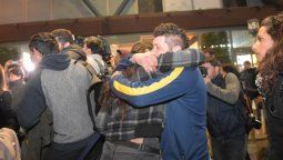 Con tres horas de retraso partió el colectivo con los familiares de los jubilados