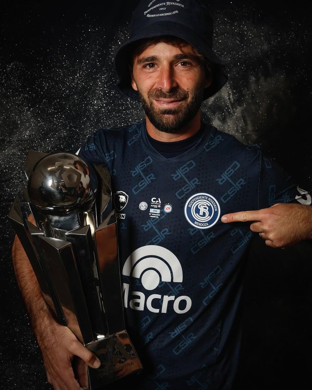 Diego Tonetto, caudillo y referente de Independiente Rivadavia. Foto: Gentileza.&nbsp;&nbsp;