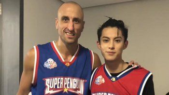 Manu Ginóbili volvió a jugar al básquet y lució como en sus mejores tiempos