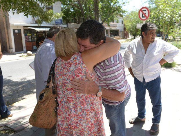 Desesperación y rabia entre los familiares de las víctimas del choque en San Martín