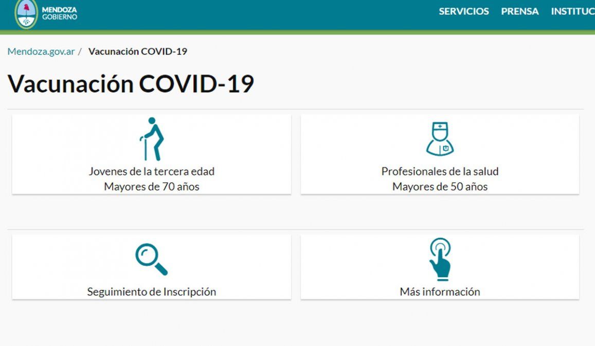 Inscripción Vacuna Covid: cómo sacar un turno en Mendoza