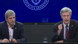 Luis Caputo y Santiago Bausili.