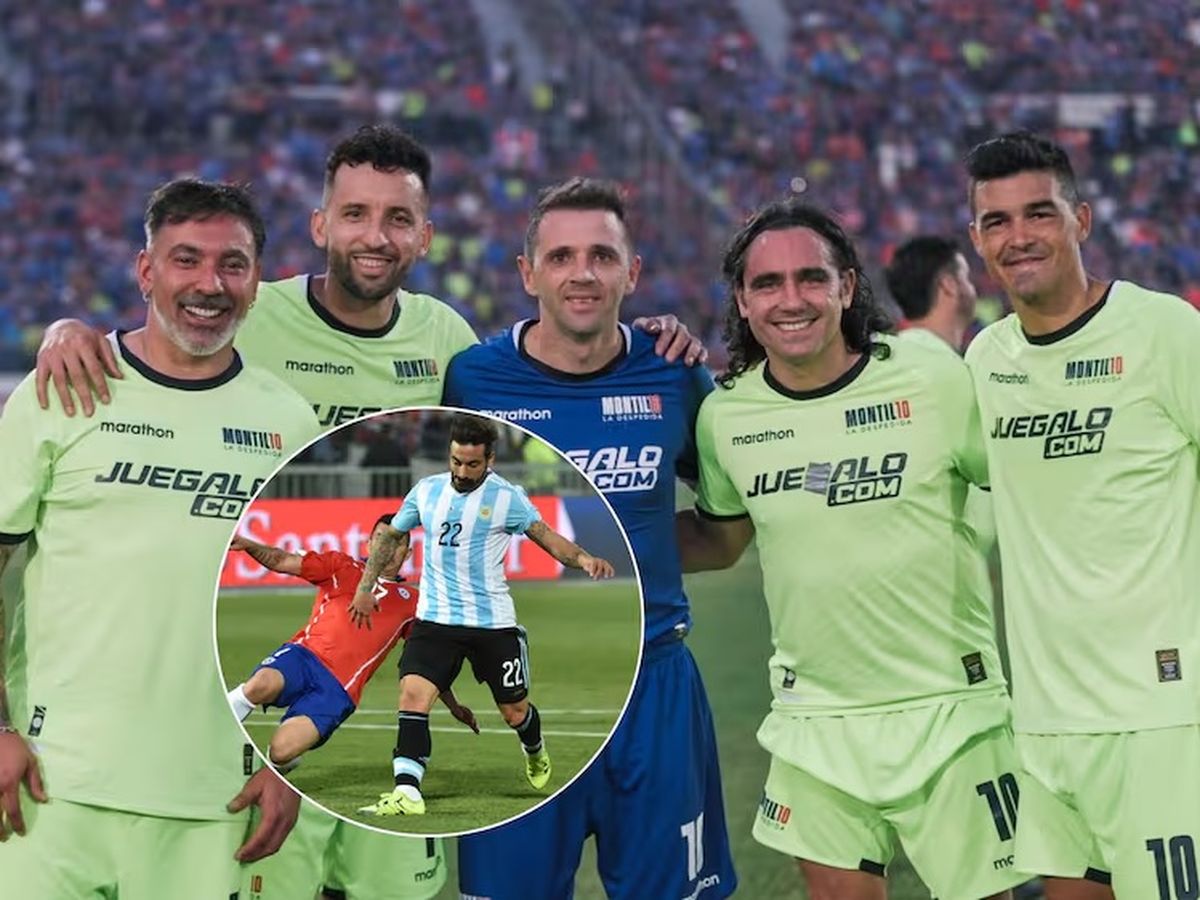 Lavezzi y Sorín estuvieron presentes en la despedida de Walter Montillo.