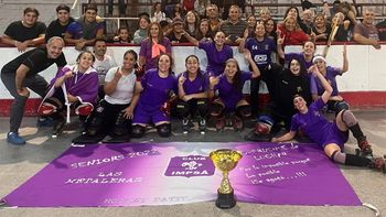 Las chicas de IMPSA salieron campeonas del Mendocino de hockey sobre patines