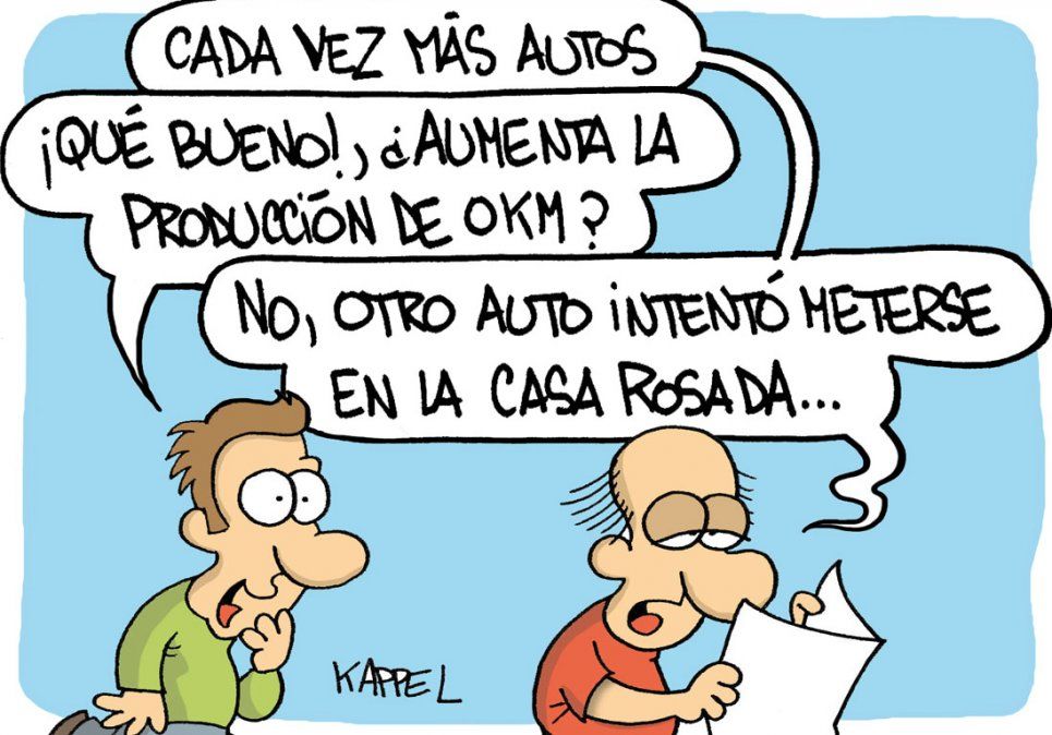 Cada vez más autos en la Rosada