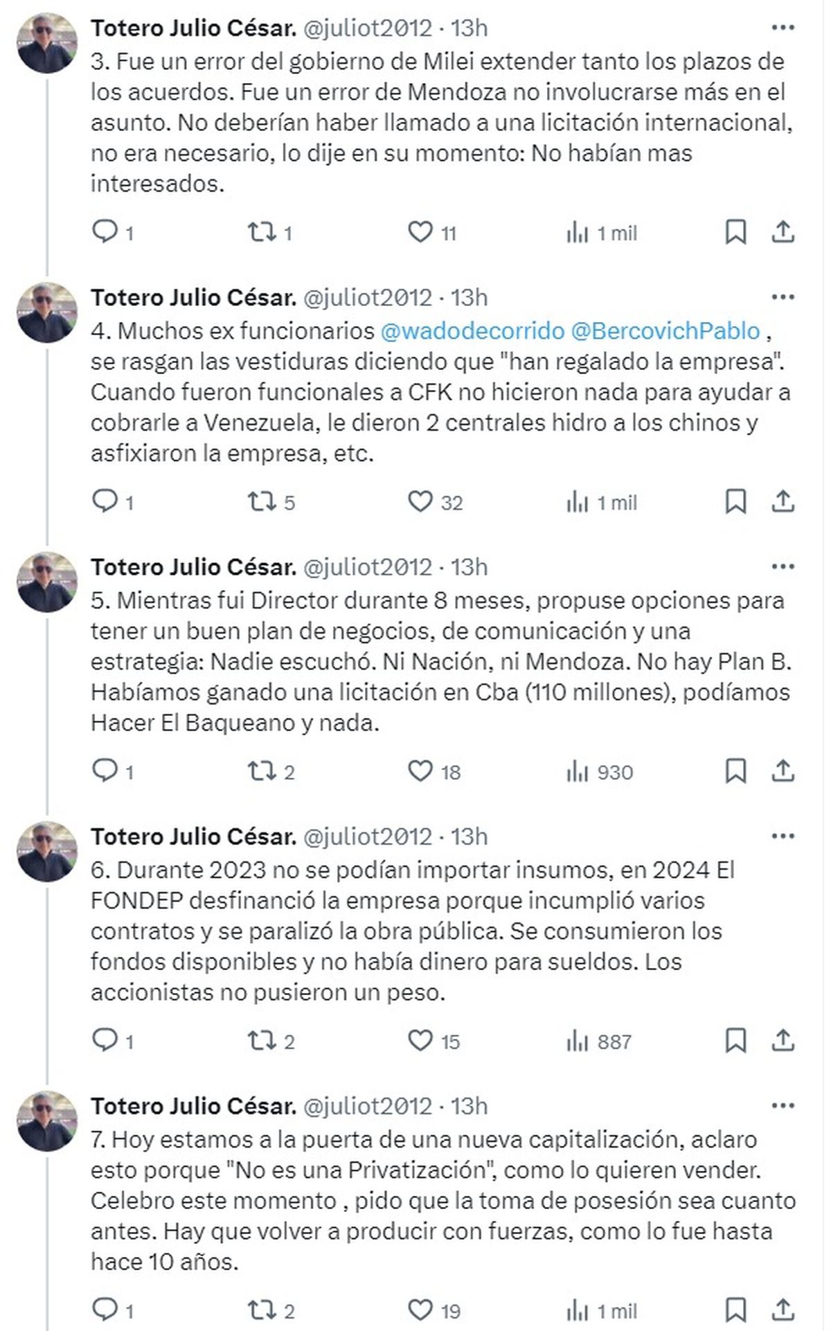 El referente metalúrgico marcó errores durante el proceso de venta de acciones de IMPSA que tenía el Estado. El referente metalúrgico marcó errores durante el proceso de venta de acciones de IMPSA que tenía el Estado.
