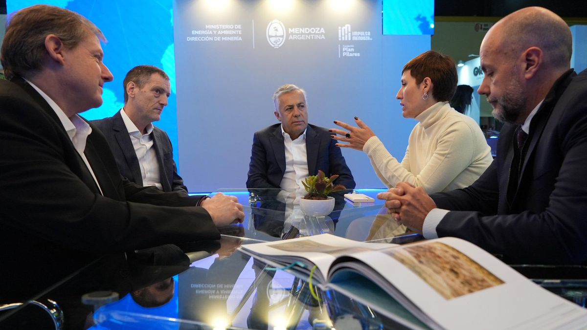 Alfredo Cornejo junto a la ministra Jimena Latorre y directivos de Genneia.