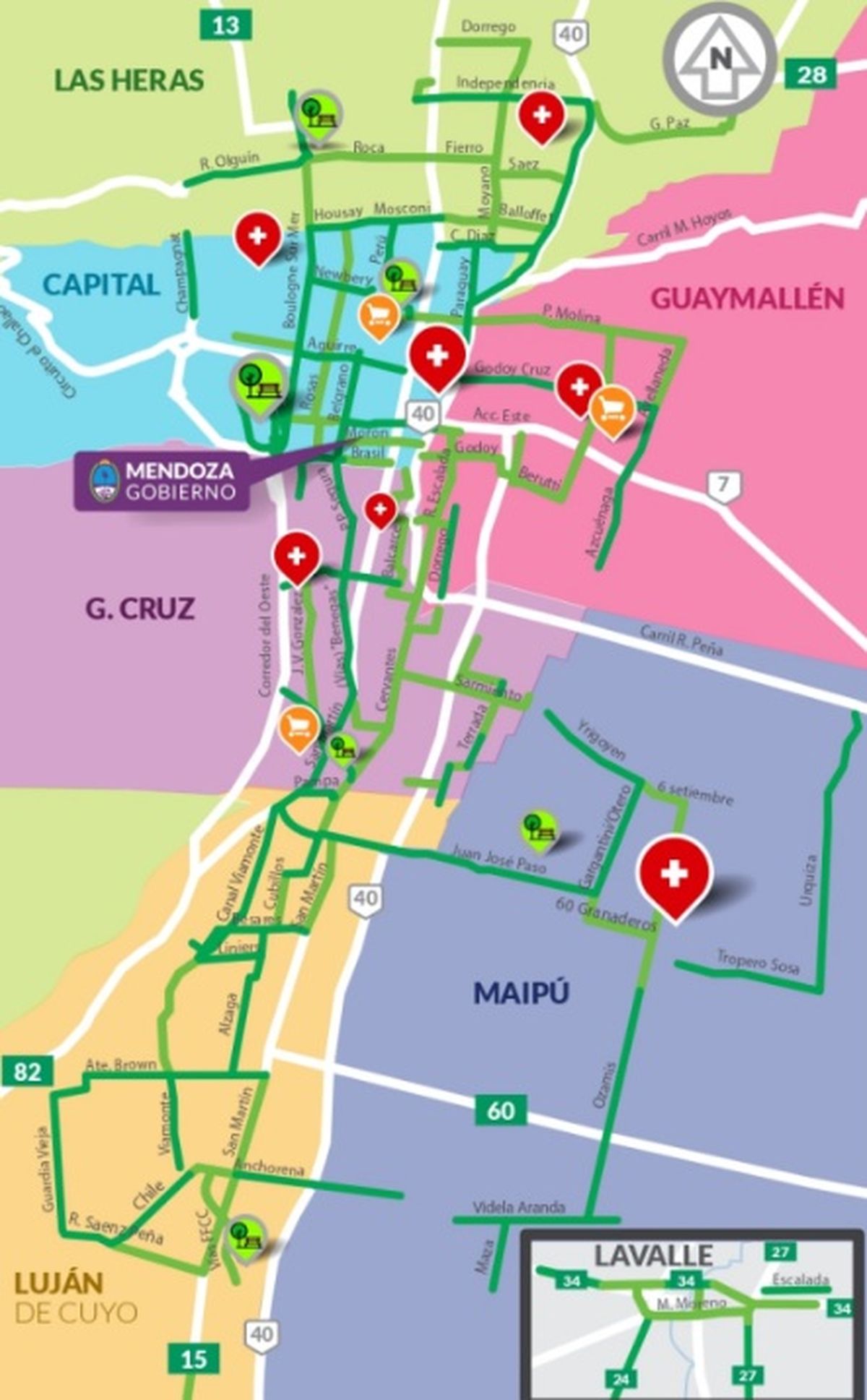La red de ciclovías más extensa del interior del país estaría terminada en octubre. La red de ciclovías más extensa del interior del país estaría terminada en octubre.