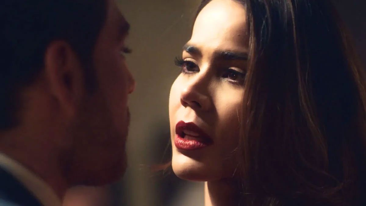 La actriz Laura de León interpreta a Juana Levy Valencia en la serie de Netflix. La actriz Laura de León interpreta a Juana Levy Valencia en la serie de Netflix.