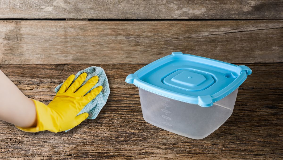 Aprendé a limpiar los recipientes de plástico usando solo 3 productos o elementos