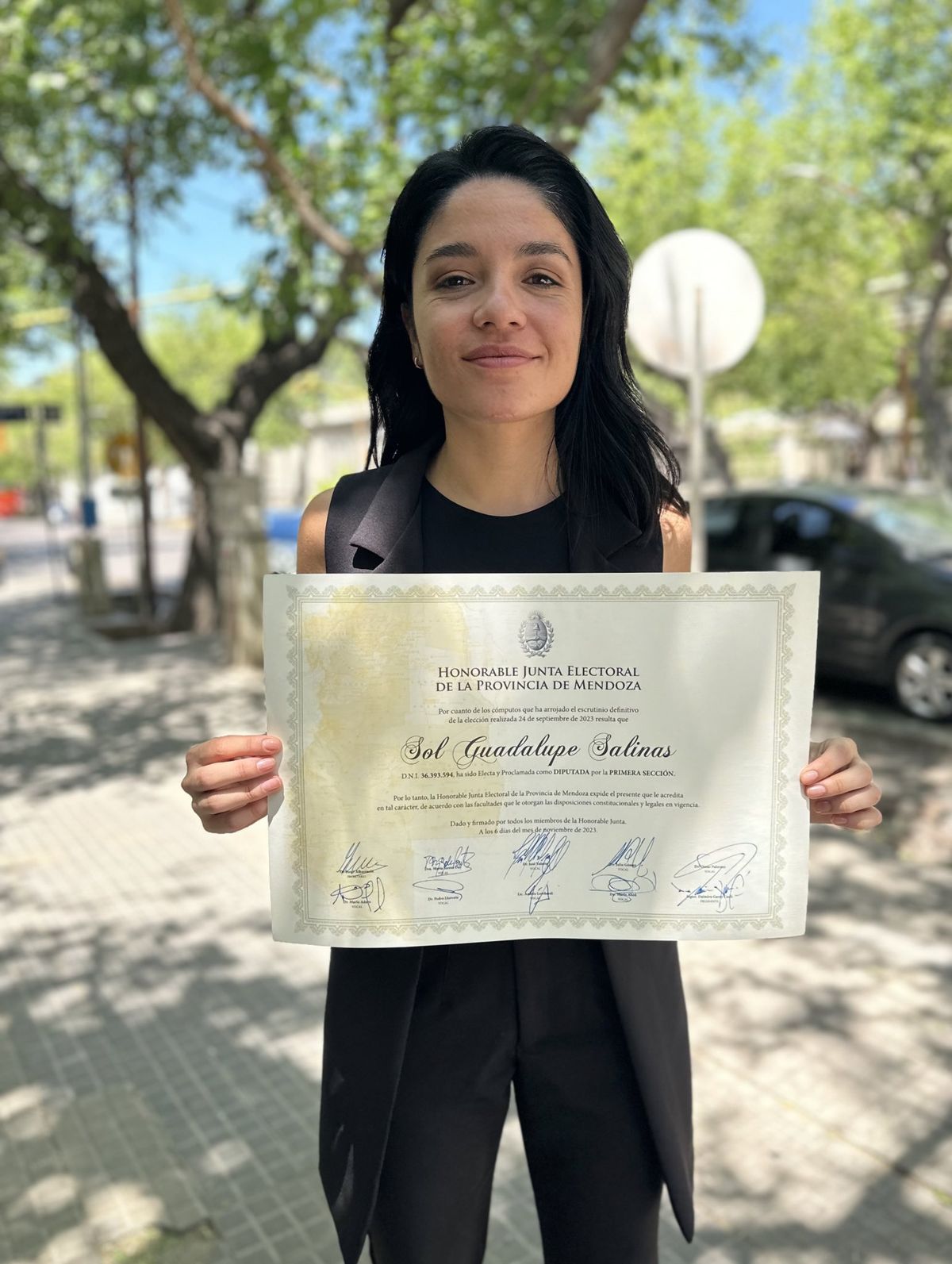 Sol Salinas, la joven diputada del PRO. Sol Salinas, la joven diputada del PRO.