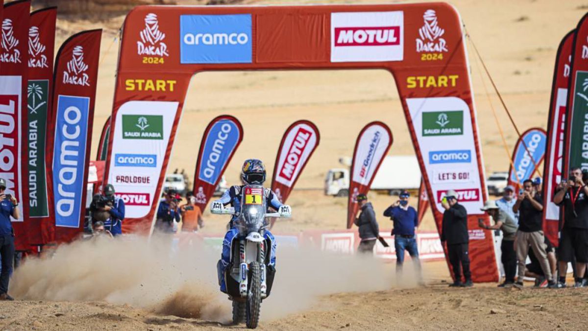 El argentino Luciano Benavides logró la quinta ubicación en la divisional Motos. El argentino Luciano Benavides logró la quinta ubicación en la divisional Motos.