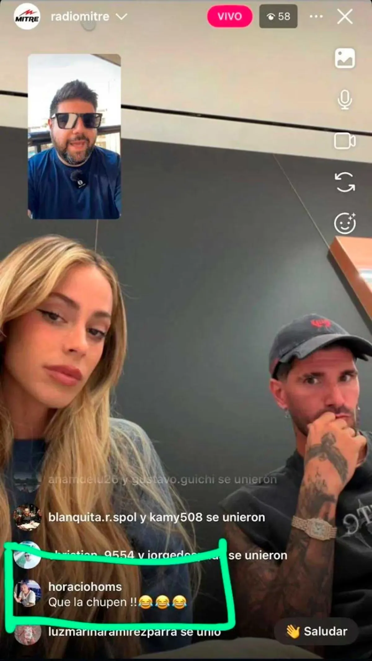 El insulto del padre de Cami Homs a Tini y De Paul. El insulto del padre de Cami Homs a Tini y De Paul.