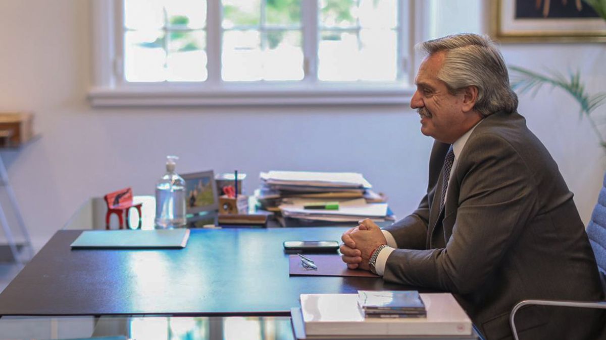 Fernández envió una carta a Trump.