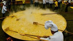 ¡El video de una deliciosa tradición! Pigüé y su Fiesta de la Omelette Gigante, una fiesta que conquista corazones