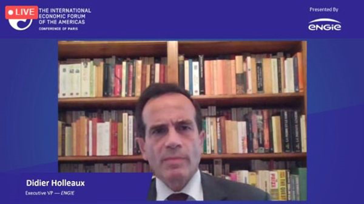 Didier Holleaux, Vicepte. ejecutivo de ENGie (Foto: Captura de pantalla)
