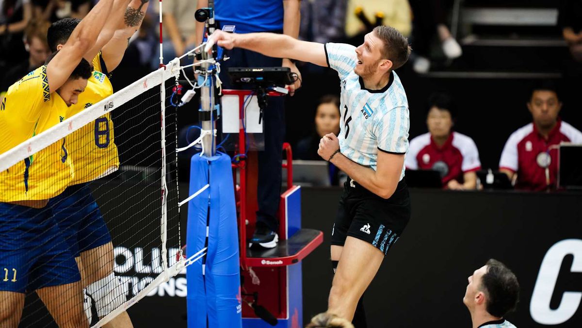 La Selección argentina de vóley cayó ante Brasil por la VNL. La Selección argentina de vóley cayó ante Brasil por la VNL.