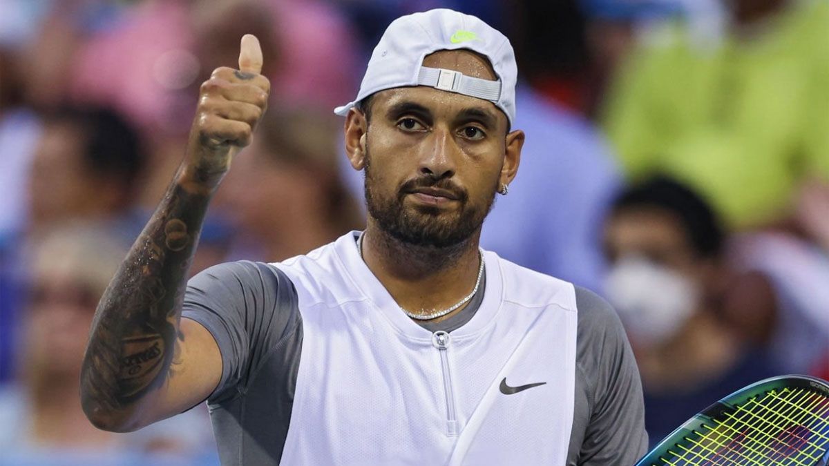 Nick Kyrgios, de gran momento, batió a Sebastián Báez
