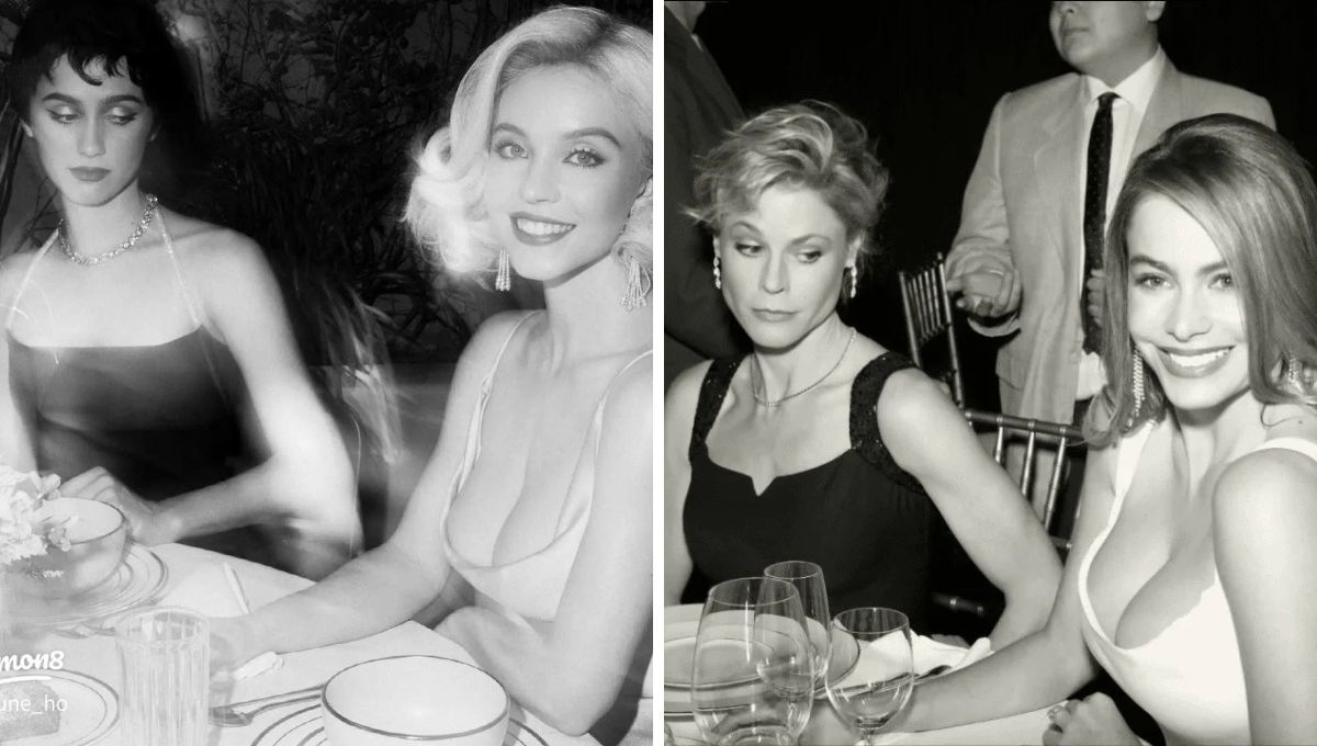 Sydney Sweeney y Maude Apatow (protagonistas de Euphoria), Sofía Vergara y Julie Bowen (protagonistas de Modern Family). Sydney Sweeney y Maude Apatow (protagonistas de Euphoria), Sofía Vergara y Julie Bowen (protagonistas de Modern Family).