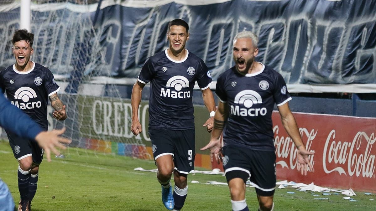 Juan Manuel Elordi abrió el camino del triunfo ante el Deportivo Maipú con un golazo.