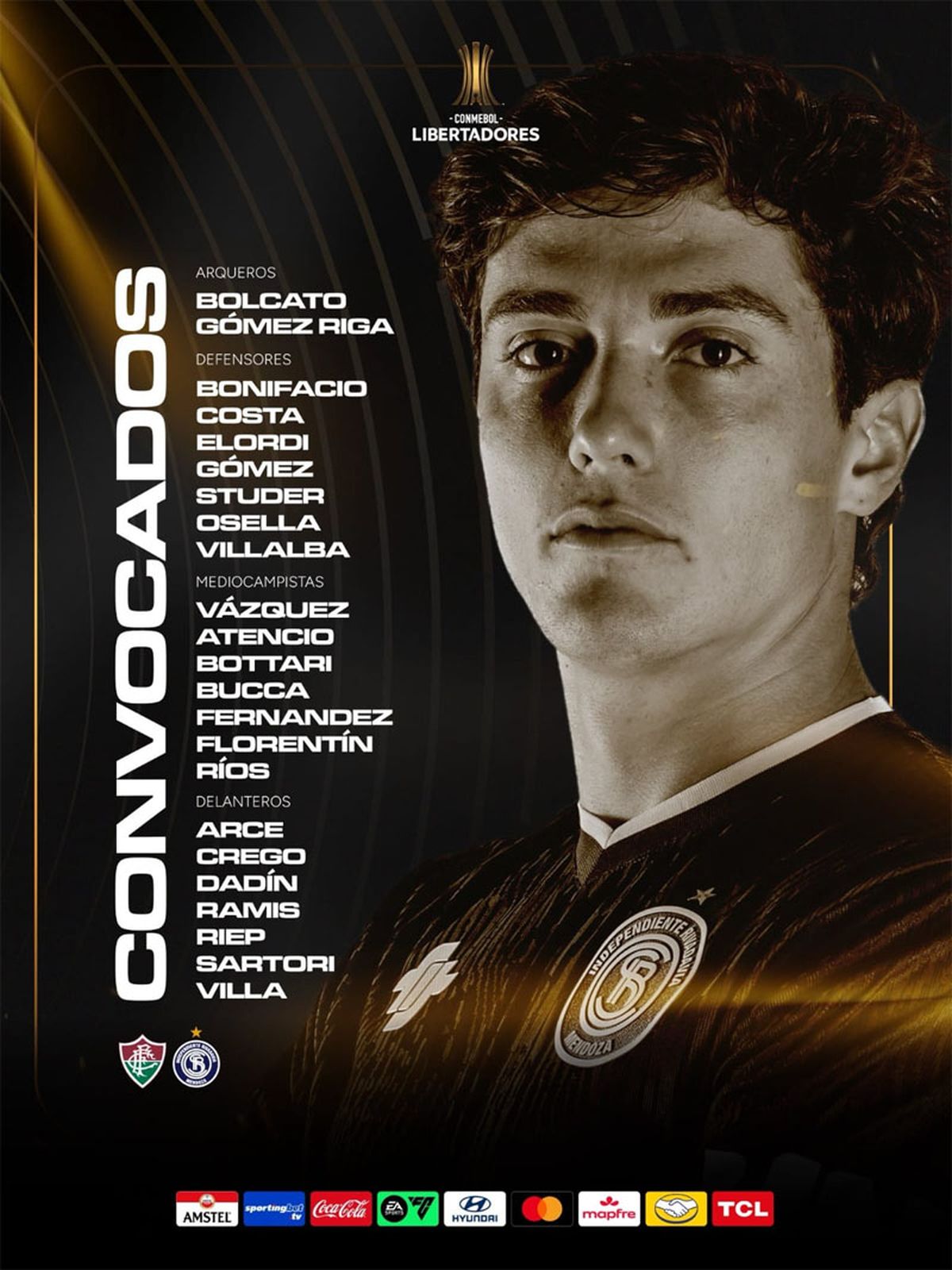 Estos son los convocados por Berti para el partido entre la Lepra y el Flu.