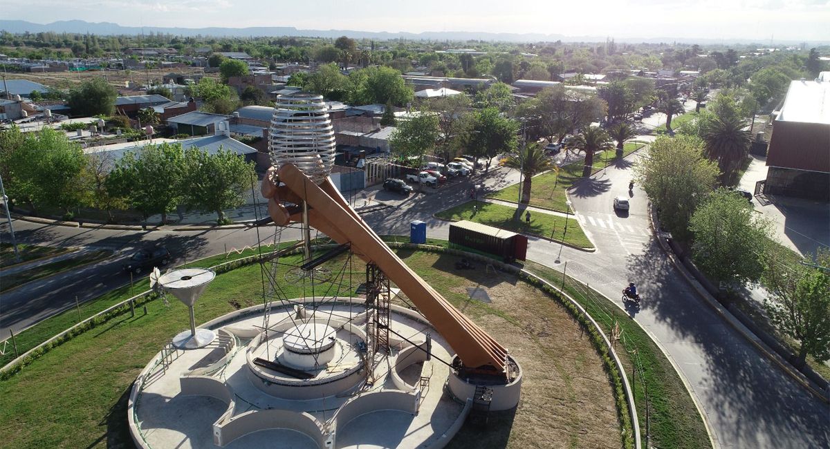 Rotonda del vino en San Rafael.