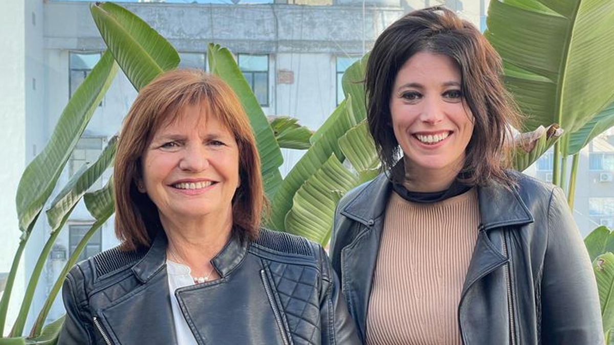 Patricia Bullrich y su&nbsp; candidata Sabrina Ajmechet. Ambas son cuestionadas por sus dichos sobre Malvinas.