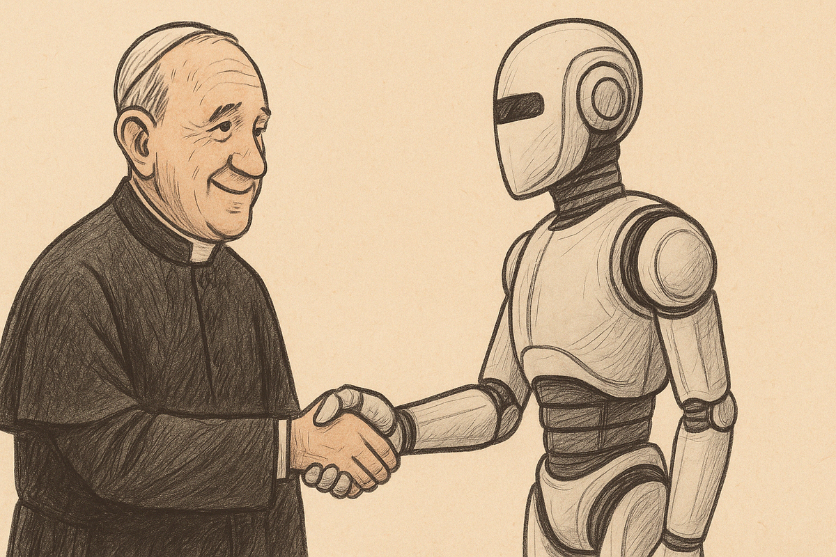 Francisco y su mirada ética que marcó el debate global sobre la inteligencia artificial. Francisco y su mirada ética que marcó el debate global sobre la inteligencia artificial.