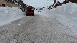 Las Cuevas tapado de nieve. Una de las inclemencias más rigurosas de los últimos tiempos.