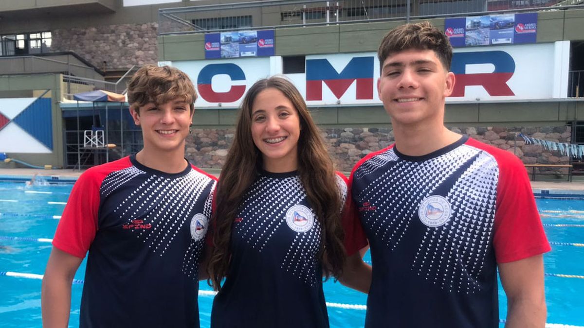 Tres mendocinos al Sudamericano juvenil de natación