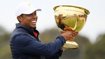 Tiger Woods fue el líder de la victoria de Estados Unidos en la Presidents Cup