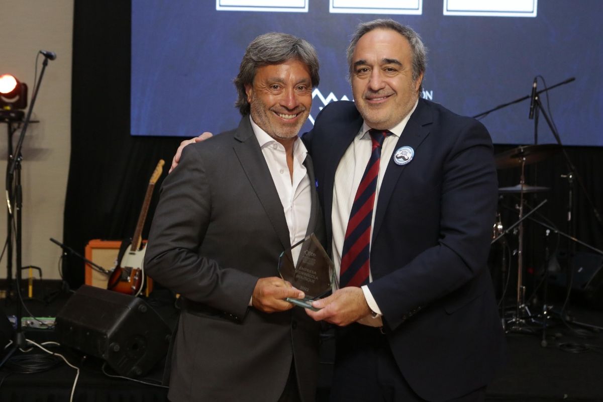 Héctor Durigutti, de Bodega Durigutti, y Santiago Martos (AEM)