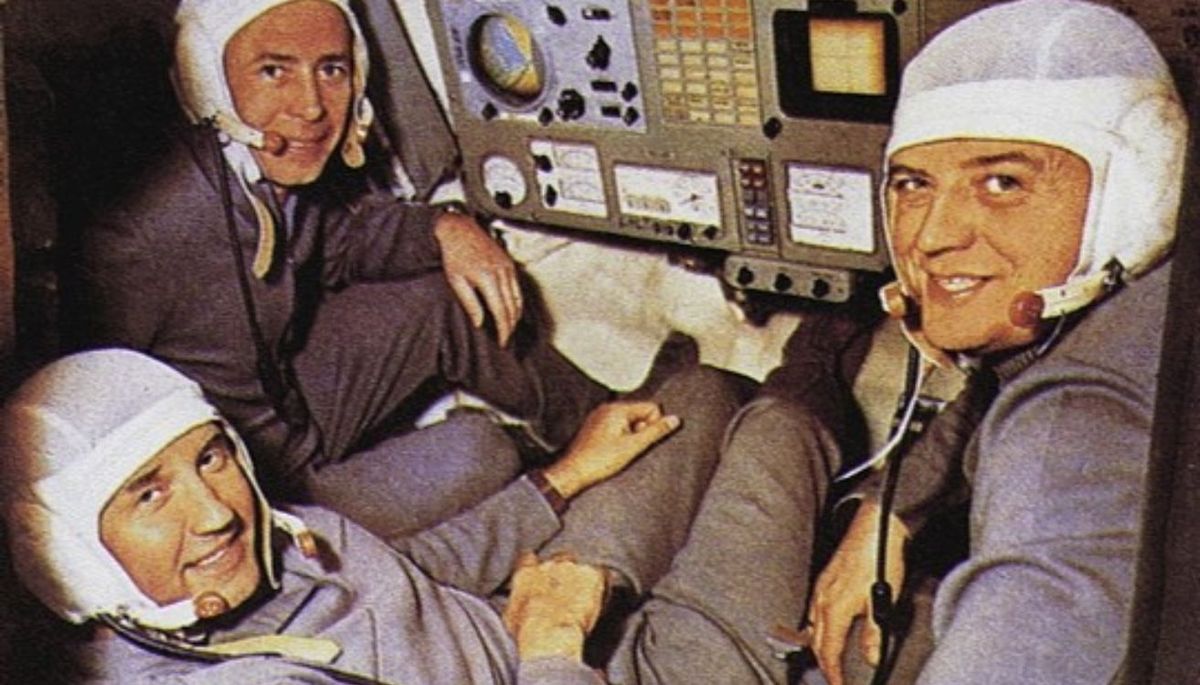 Vladislav Vólkov, Gueorgui Dobrovolski y Víktor Patsáyev fueron los primeros en habitar una estación espacial.