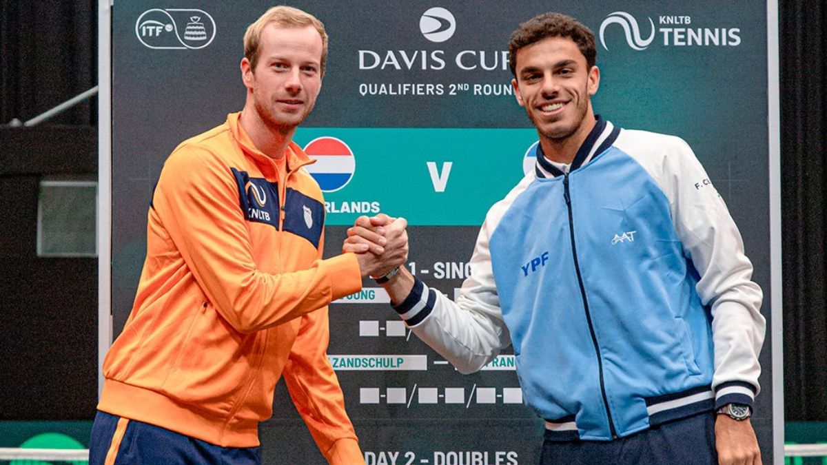 Quedaron definidos los cruces entre Argentina y Países Bajos en Copa Davis. 