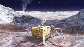 Señales de vida en una luna de Júpiter podrían estar a un centímetro de su superficie
