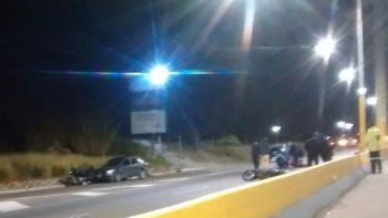 Un muerto al chocar con su moto en el Corredor del Oeste