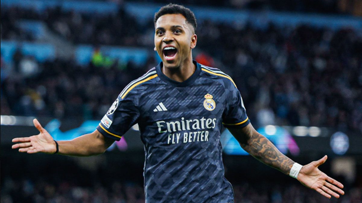 Rodrygo hizo el gol del Real Madrid.
