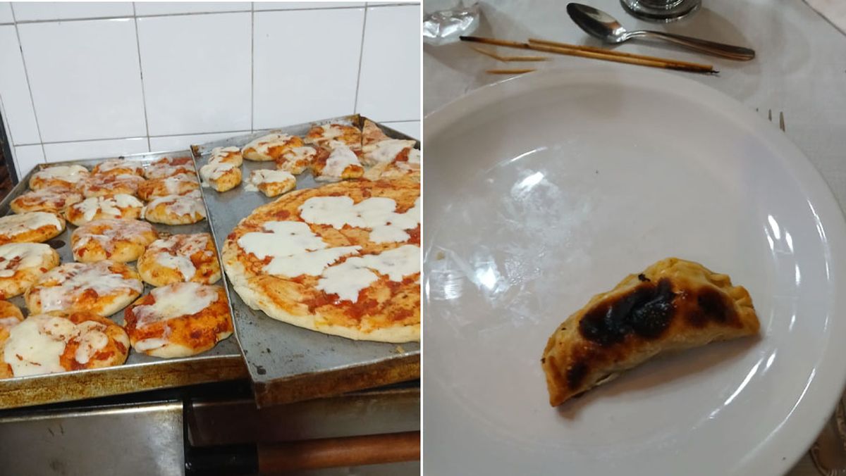 En una de las fiestas de egresados hubo solo empanadas y algunas pizzas. Los padres denunciaron a la empresa por estafas. En una de las fiestas de egresados hubo solo empanadas y algunas pizzas. Los padres denunciaron a la empresa por estafas.
