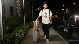 Esta es la remera que usó Messi en su llegada a Miami.