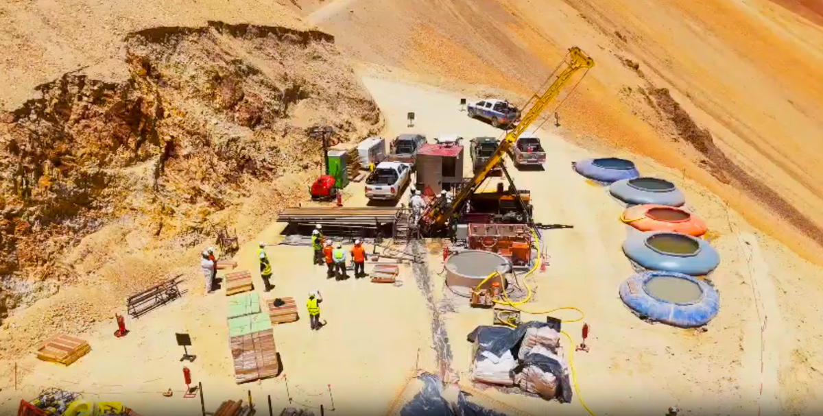 Una comitiva de Ambiente recorrió las primeras perforaciones del proyecto El Perdido en Malargüe