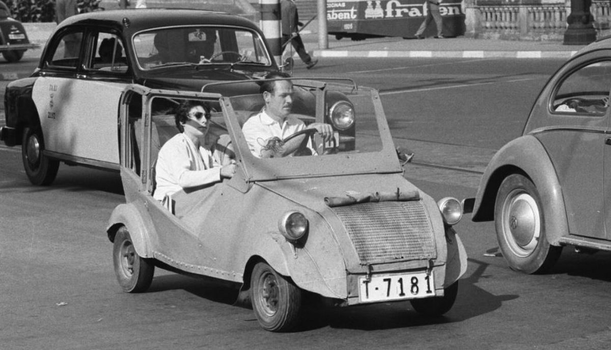 Así era el Biscúter que causó una revolución en todo Europa. Foto: gentileza El País